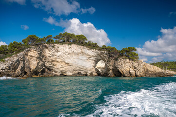 picturesque Arco di San Felice near Vieste on Gargano Peninsula