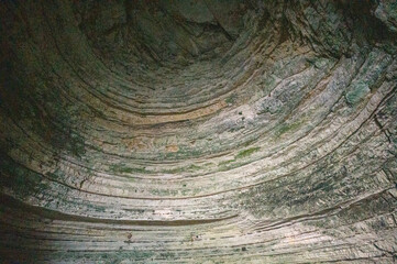 Fototapeta premium Gargano coast with sea cave (Grotta) in Puglia