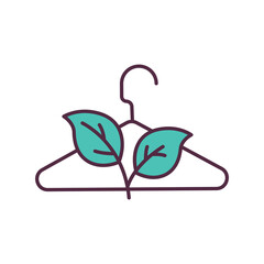Slow fashion RGB color icon. Quality over quantity. Well-made, lasting clothes. Focusing on sustainability. Respect for environment. Slower production encouragement. Isolated vector illustration