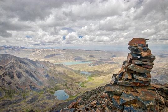 Blick vom Cerro Austria in Bolivien