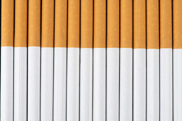 background from a number of cigarettes