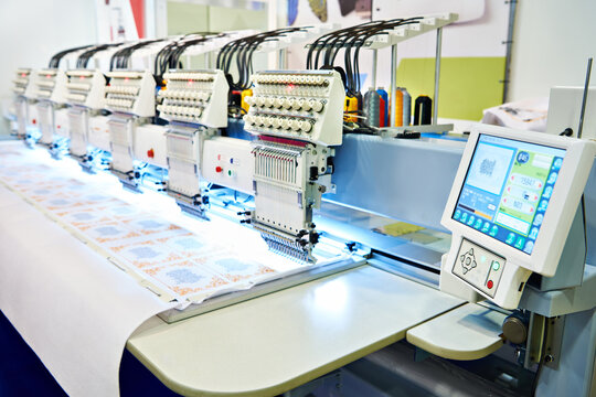 Embroidery industrial machine