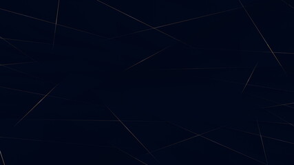 Dark blue grunge corporate abstract motion background with golden lines. Seamless looping. Video animation Ultra HD 4K 3840x2160