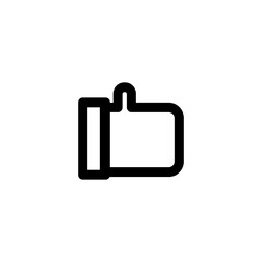 Simple Like Icon Vector Illustration Design. With Thin Style.