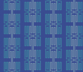 Spring seamless geometric pattern depicting a labyrinth, wires, engineering structures. Vector design for web banner, business presentation, brand package, fabric, print, wallpaper, postcard.