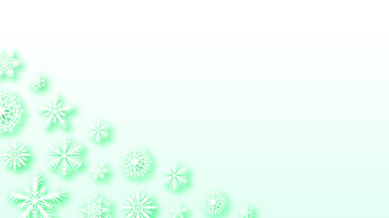Fototapeta na wymiar Abstract Background Winter With Snowflakes Shadows Vector Design Style Template
