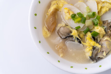 Tteokguk, a traditional Korean food eaten on New Year's Day