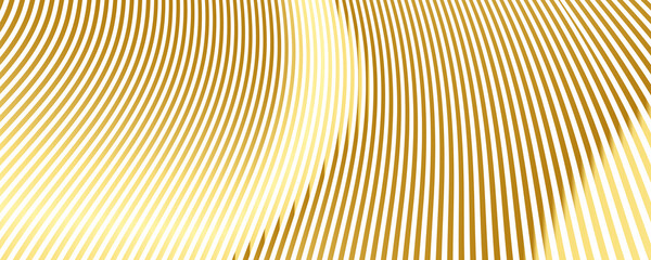 Simple gold wave line pattern background