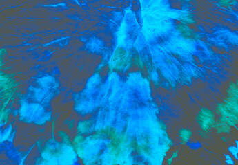  Deep Bleached Textile. Tiedye Multi Wash