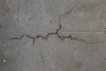 Fototapeta na wymiar Old Cracked Concrete Wall Texture