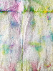 Tie Dye Elements. Tye Watercolor Indian Chevron. Spiral Stain Ink Cloth. Background Tie Dye Elements. Simple Galaxy Psychedelic Textile. Dyed Space.