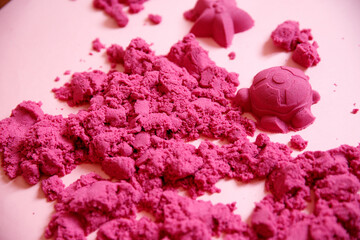 Kinetic Sand Figures Colorful Toys Early Education Preparing for School Development Children Game