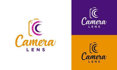 camera logo forming letter C