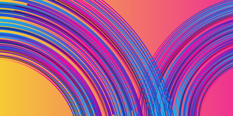 Naklejka premium Trendy simple fluid color gradient abstract background with dynamic wave line effect. Vector Illustration For Wallpaper, Banner, Background, Card, Book Illustration, landing page