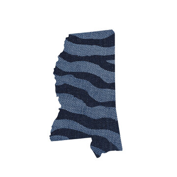 recommend clip art: Political divisions of the US. Patriotic clip art denim textured with zebra print. State Mississippi