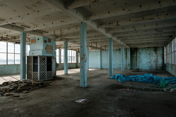 Abandoned Factory Interior and Exterior