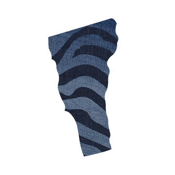 recommend clip art: Political divisions of the US. Patriotic clip art denim textured with zebra print. State Vermont