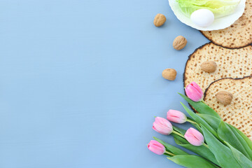 Pesah celebration concept (jewish Passover holiday)