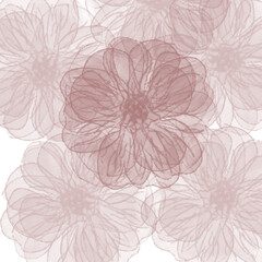 Pattern with flowers, for printing on fabric, paper for scrapbooking, gift wrap and wallpapers