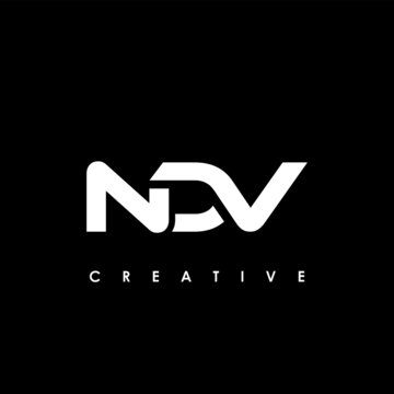 NDV Letter Initial Logo Design Template Vector Illustration