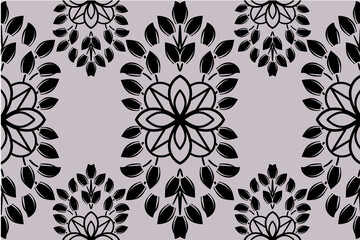 Ornamental decor for wallpaper. Modern fashion ornament