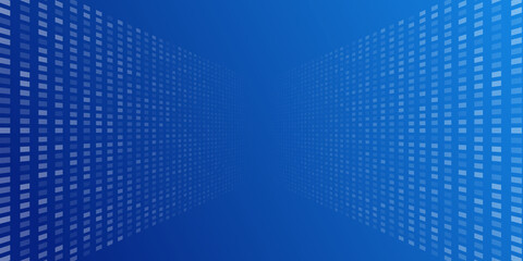 Fototapeta premium Abstract blue futuristic technology background. Vector illustration