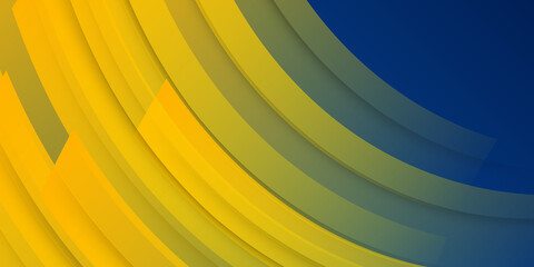 Abstract modern blue yellow background