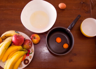 Making a Cake: indredients used to make a tiramisu