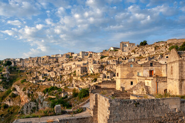 Obraz premium Matera, Basilicata, Italy, Europe, Sassi of Matera