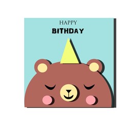 BEAR HAPPY BITHDAY