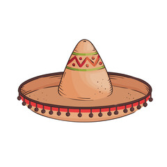 mexican mariachi hat traditional icon