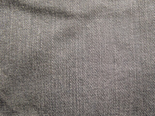 Texture of gray jeans
