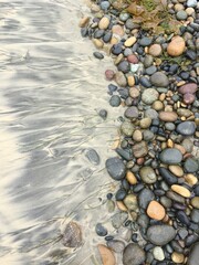 stones on the beach