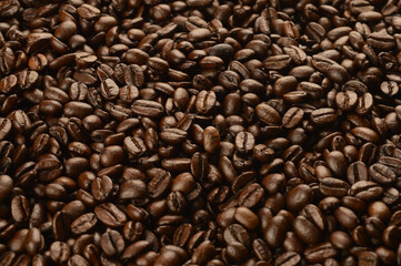 Roasted Coffee Beans Background