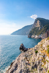 Cliff of the Natural Park of Portovenere - Liguria - Italy