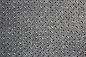 Silver Clean Tread Metal Background