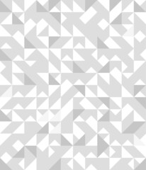 Abstract geometric background. Triangular wallpaper vector design. Minimalist empty triangles pattern halftone monochrome cover. Modern digital graphic background