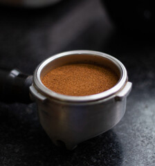 Grind coffee for espresso