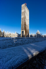 Lookout tower, Velka Destna, Orlicke mountains, Eastern Bohemia, Czech Republic