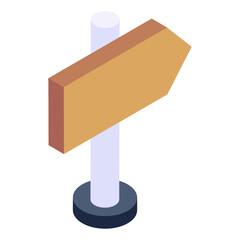 
Trendy design of signboard icon

