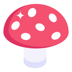 
Food ingredient, oyster mushroom in modern style 

