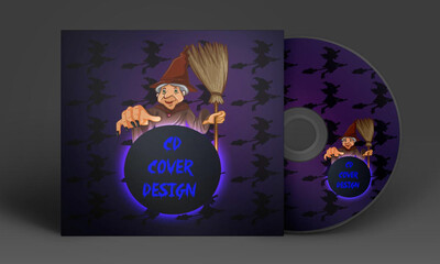 Obraz premium CD cover design.