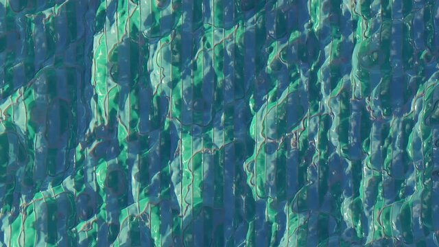 Abstract wave pool background. 4K animation. Seamless loop.