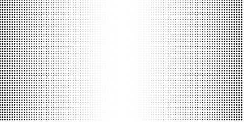 Halftone texture with geometric figures. Vector.
