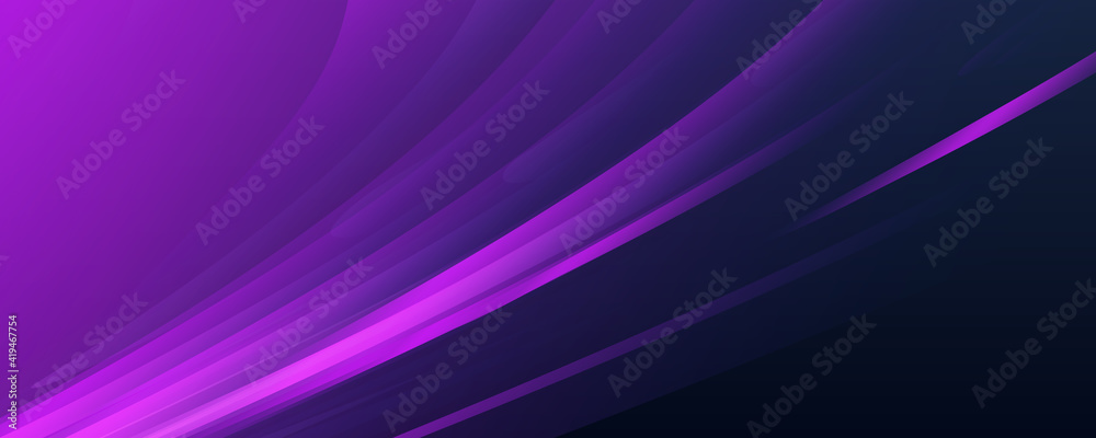 Canvas Prints modern purple light tech digital futuristic background for wide banner with copy space for text