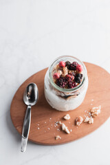 yogurt and cereal