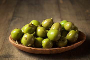 Typical Spanish olives