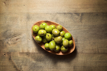 Typical Spanish olives