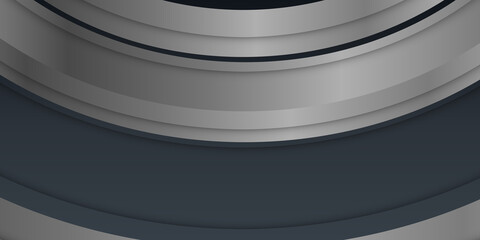 Obraz premium Black abstract geometric background. Modern shape concept. Abstract polygonal pattern luxury black with silver. Black premium background with luxury dark polygonal pattern and silver triangle lines.