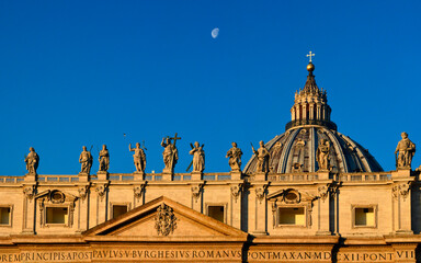 Fototapeta premium Roof of the St. Peter's Basilica